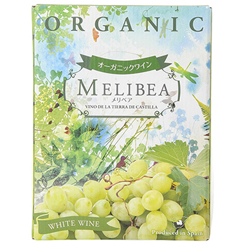 【ボックスワイン】メリベア･オーガニック･ブランコ(3L) / ボデガス･ムレダ(Melibea Organic Blanco BIB)